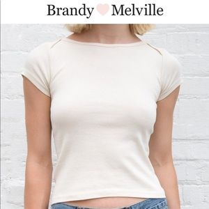 Brandy Melville Layered Shoulder Top